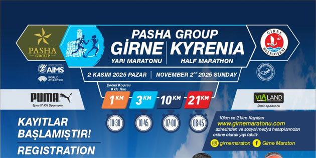“Pasha Group Girne Yar Maratonu 2025” balyor