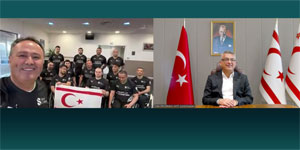 Cumhurba�kan� Erh�rman, Vak�flar Tekerlekli Sandalye Basketbol Tak�m�’n� kutlad�