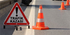 Lefko�a’da trafik kazas�