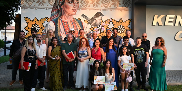 5. Uluslararas� G�zelyurt Sanat Bulu�mas� Sergisi a��ld�
