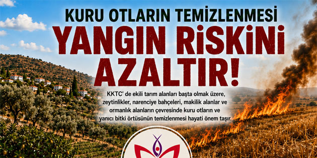 Biyologlar Derne�i, yaz aylar�nda artan s�cakl�klar ve kurakl���n yang�n riskini artt�rd���na dikkat �ekti