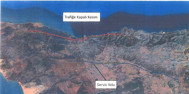 Geitky-Lapta kava ile Kayalar-Sadrazamky yol gzerghlar trafie kapatlyor