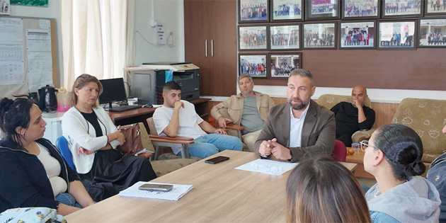 KTS, Karpaz Yeilky'de okul ziyareti yapt