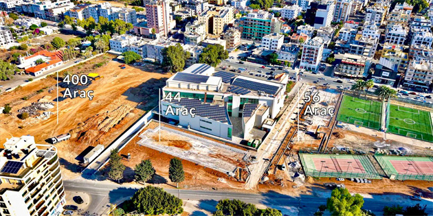 Gazimausa Belediyesi’nden, Salamis Yolu’na 500 aralk park yeri