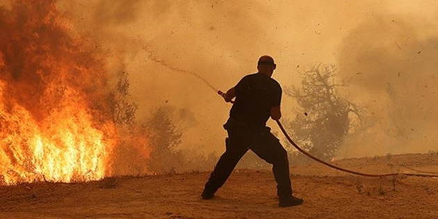 G�ne�k�y’de elektrik trafosunda meydana gelen yang�nda narenciye bah�esi zarar g�rd�