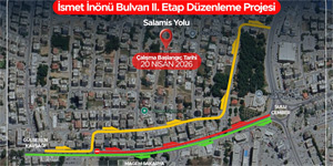 Gazima�usa'da yol �al��malar�ndan etkilenecek yollar a��kland� 