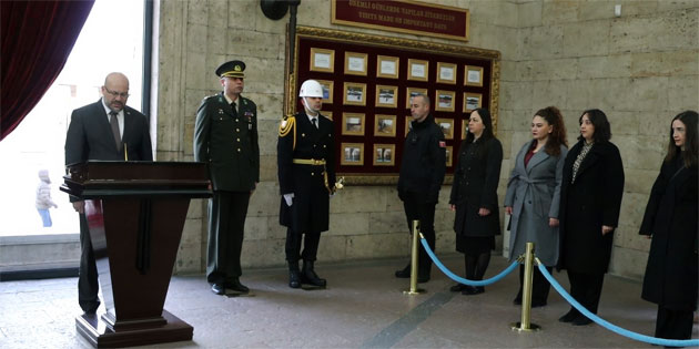 Cumhuriyet Meclisi �ocuk Haklar� �zel Komitesi An�tkabir’i ziyaret etti