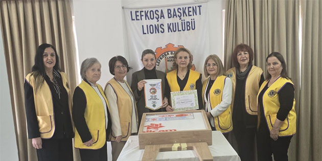 Lefko�a Ba�kent Lions Kul�b�’nden e�itime katk�