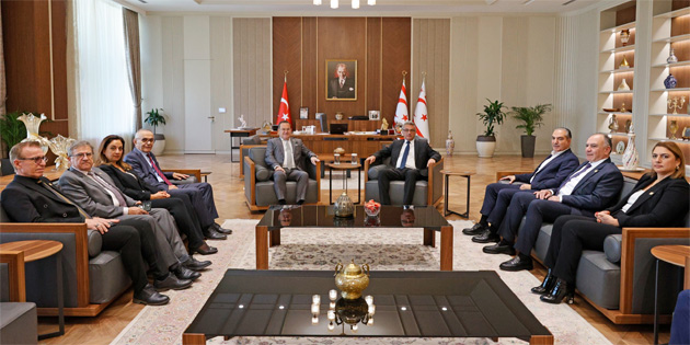 Erhrman, Kbrs Trk Ticaret Odas heyetini kabul etti