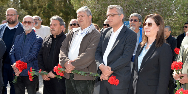 Demokrasi �ehitleri Lefko�a’da d�zenlenen t�renle an�ld�