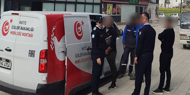 �lkede ikamet izinsiz kalan 7 ki�i tespit edildi