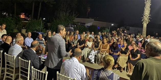 UBP, Akdoan rgt’nde partililerle bir araya geldi
