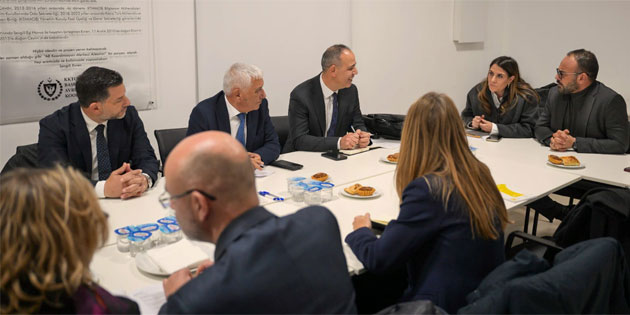 Harmanc�: “Tek tarafl� ve asimetrik bir yard�m ili�kisi de�il, K�br�s’�n yeniden birle�mesi i�in stratejik ortakl�k”