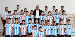 Erh�rman, Alayk�y Gen�lik ve Spor Kul�b� heyetini kabul etti