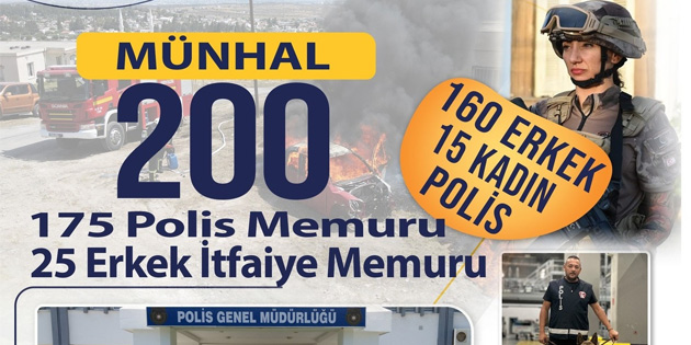 Polis ve itfaiye memuru mnhali ilemleri devam ediyor