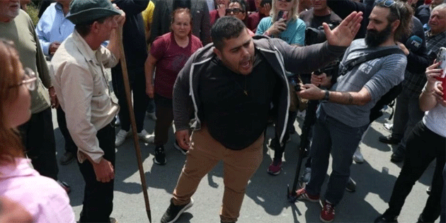 G�ney'de �ap hastal��� protestosu