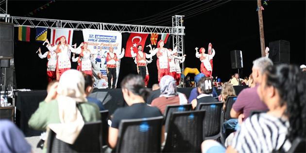 Ylmazky 12. Uluslararas Halk Danslar Kltr Festivali ve 3. Ylmazky Folklor leni yapld