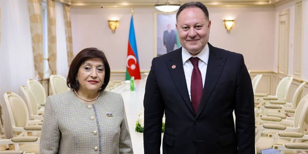 �zt�rkler, Gafarova ile g�r��t�: Karde�lik ili�kilerimizi daha da g��lendirece�iz