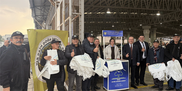 Her Daim Do�a Dostlar� Grubu, Gazima�usa’da halka, yeniden kullan�labilir �antalar da��tt�