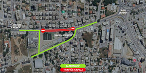 Sakarya kav�a�� ile Zorbalar Sokak d�n��� aras�ndaki g�zerg�h yar�ndan itibaren trafi�e kapat�lacak