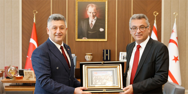 Erhrman, Sivil Savunma Tekilat Bakan Balaban’ kabul etti