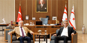 Erhrman, Kbrs Trk Mteahhitler Birlii’ni kabul etti