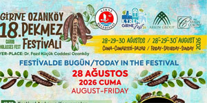18. Girne Ozank�y Pekmez Festivali yar�n ba�l�yor