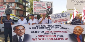 ''�rg�ts�z vatanda�lar'' Antonio Guterres'in ziyareti s�ras�nda protesto d�zenledi