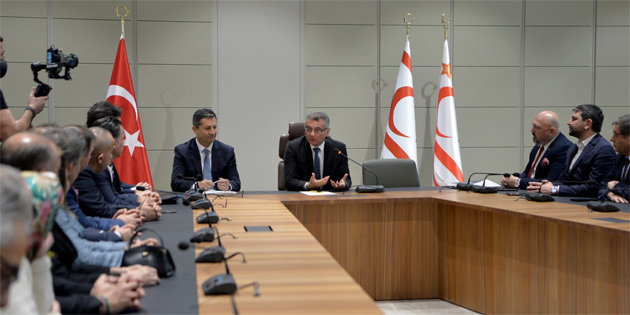 Erhrman, Tm st Yneticiler Dernei’ni kabul etti