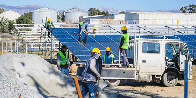 Haspolat Ar�tma Tesisi’nde g�ne� enerjisi yat�r�m�