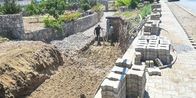 H�seyin Amcao�lu: Dut Deresi Kanal Projesi’nde saha �al��malar�na ba�lad�k