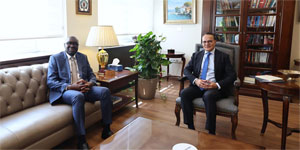 T�rkiye D��i�leri Bakan Yard�mc�s� Bozay, Khassim Diagne ile g�r��t�
