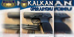 4 kii tutukland, 1 tabanca ve mermiler bulundu<
