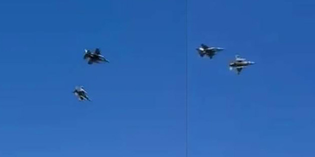 YUNAN F-16’LARI LEFKOA SEMALARINDA UU YAPTI 