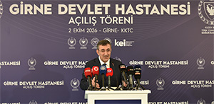 Y�lmaz: “Girne ve G�zelyurt Devlet Hastaneleri ortak hedeflerimizin, sars�lmaz i� birli�imizin g��l� birer ni�aneleridir”<