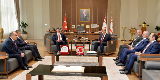 Tatar, Trkiye Cumhuriyeti Cumhurbakan Yardmcs Ylmaz’ kabul etti