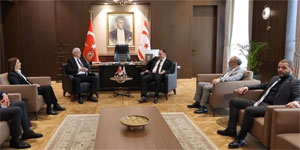 Ziya �zt�rkler, TK�D heyetini kabul etti