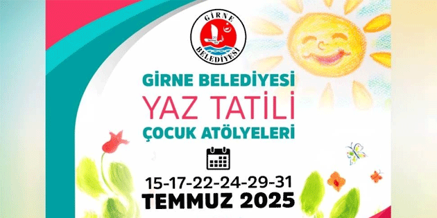 Girne Belediyesi, ocuklara ynelik atlye almalar dzenliyor