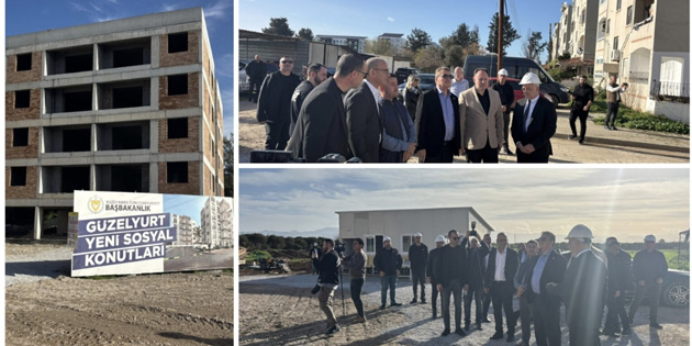 �stel, yap�m� devam eden G�zelyurt hastanesini ziyaret etti