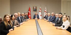 Erh�rman, T�rk – Arap ve Avrupa Birli�i �lkeleri �� �nsanlar� Derne�i heyetini kabul etti