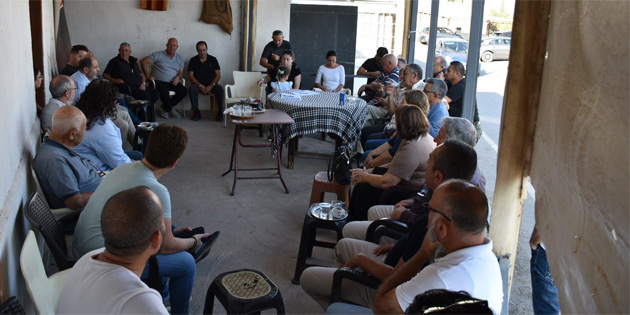 Halkn Partisi Mesarya’da vatandalarla bulutu