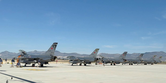 ERCAN’DA ALTI F-16 HAZIR! 