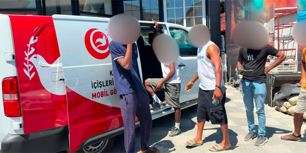 Muhaceret denetimlerinde ikamet izninsiz yedi ki�i tespit edildi