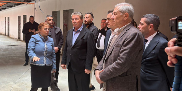 �stel, G�zelyurt Hastanesi in�aat�n� ziyaret etti