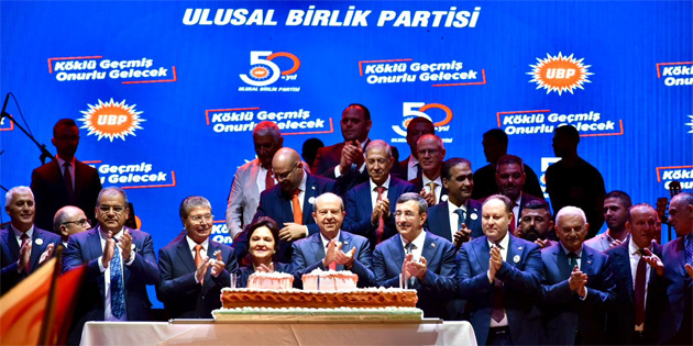UBP’nin 50. kurulu yldnm resepsiyonla kutland 