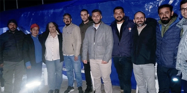 Halk�n Partisi Ma�usa �l�e Y�netimi EKTAM �al��anlar�n� ziyaret etti