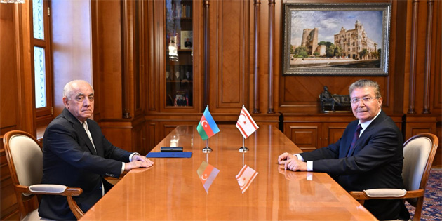 Ba�bakan �stel ile Azerbaycan Ba�bakan� Asadov g�r��t�