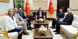 Cevdet Y�lmaz, ABD B�y�kel�isi Barrack'� kabul etti