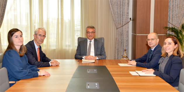 Erh�rman, Hollanda’n�n Lefko�a B�y�kel�isi Wouter Plomp ile g�r��t�