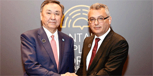 Erh�rman, T�rk Devletleri Te�kilat� Genel Sekreteri �m�raliyev ile g�r��t� 